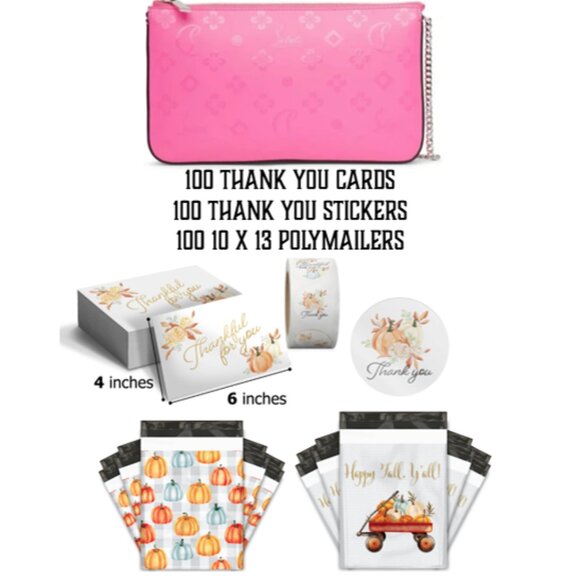 300 Piece Mailers Kit + Christian Louboutin Loubila Clutch Buyers Entry! - Picture 1 of 6